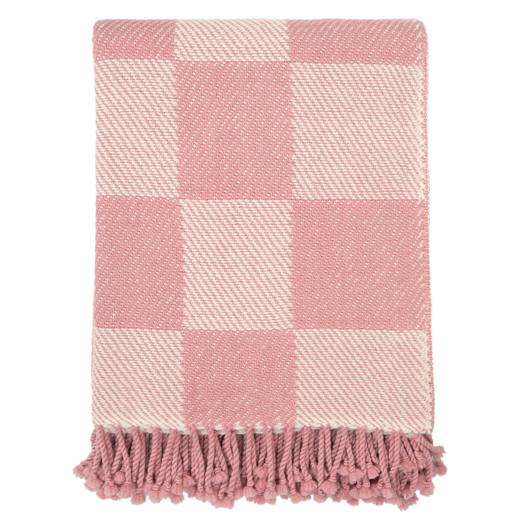 Sophie Softest Fine Merino Sofa Throw Blanket, Splendid Tulip Pink