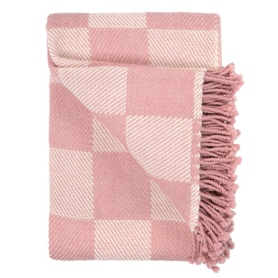Light Pink Fine Merino Sofa Throw Soft Blanket Woven Wool Blanket Designer Sofa Throw Natural Blanket Napping Blanket Decorative Throw Blanket Housewarming Gift