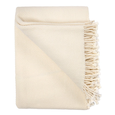 Soft White Fine Merino Sofa Throw Blanket Woven Wool Blanket Designer Sofa Throw Natural Blanket Napping Blanket Decorative Throw